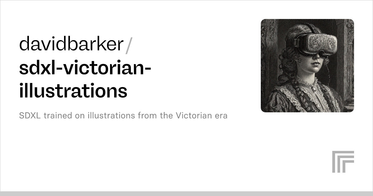 Davidbarker Sdxl Victorian Illustrations Run With An Api On Replicate