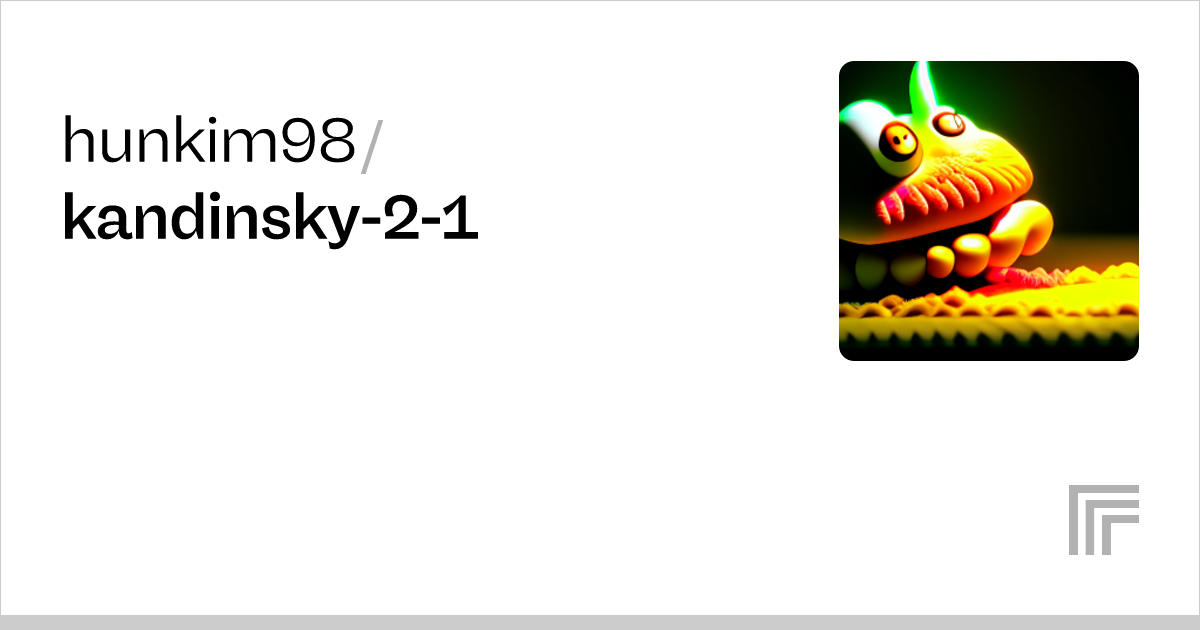 Hunkim Kandinsky Run With An Api On Replicate