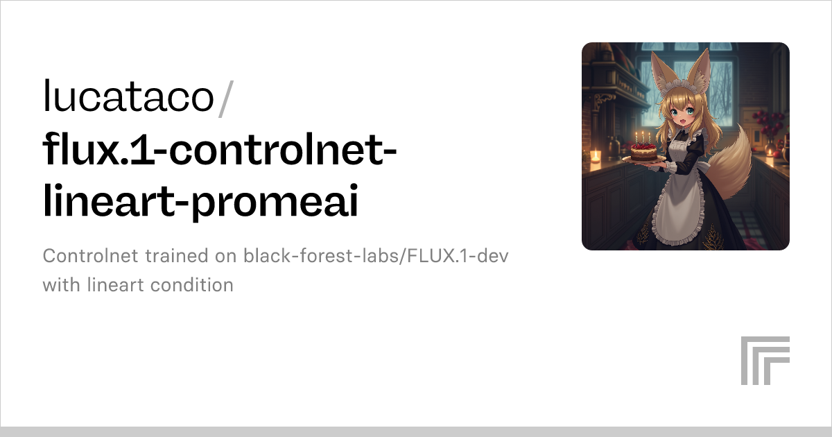 Lucataco Flux Controlnet Lineart Promeai Run With An Api On Replicate