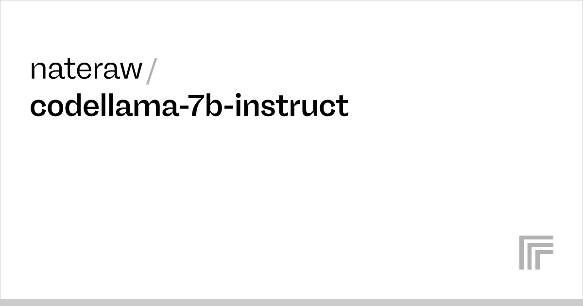 Examples Nateraw Codellama 7b Instruct Replicate