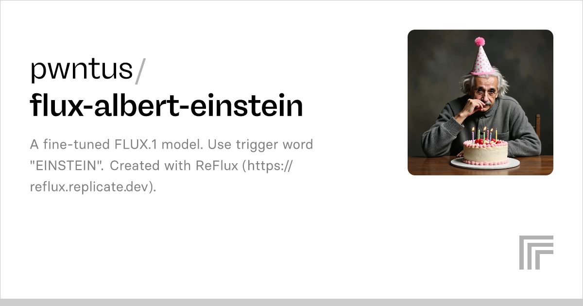 Pwntus Flux Albert Einstein Run With An Api On Replicate