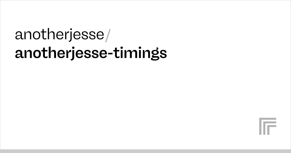 anotherjesse-anotherjesse-timings-run-with-an-api-on-replicate