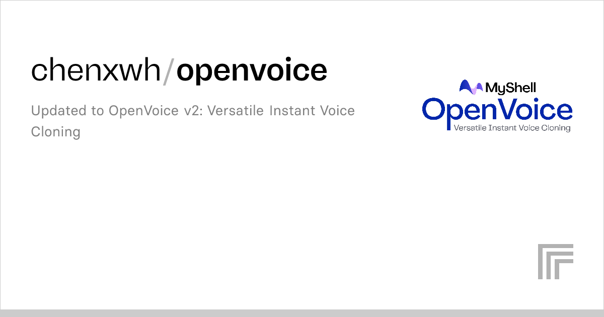 chenxwh/openvoice – Run with an API on Replicate