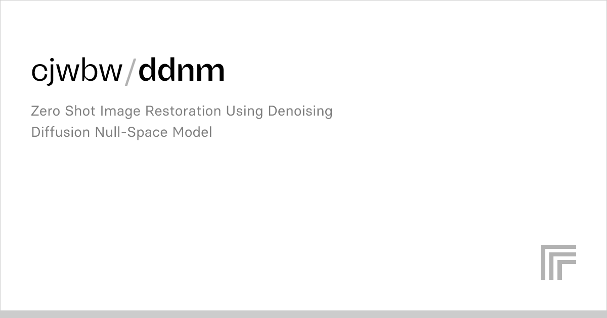 Examples cjwbw ddnm replicate