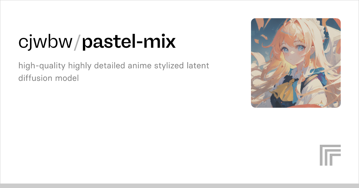 Pastel Mix Stylized Anime