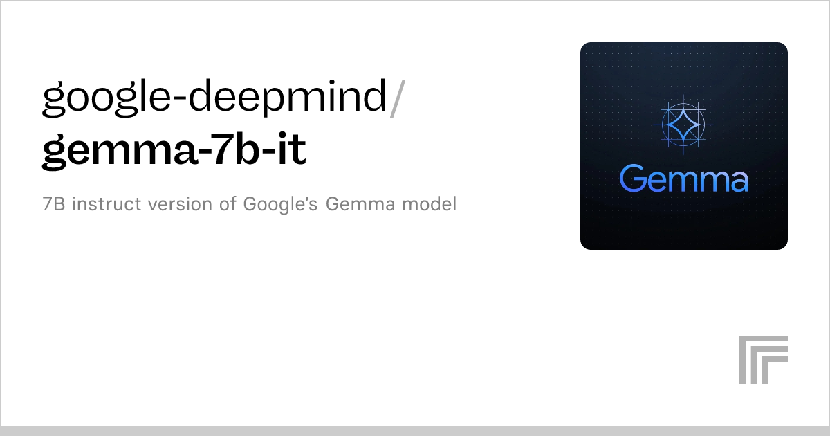 Versions – Google-deepmind/gemma-7b-it – Replicate