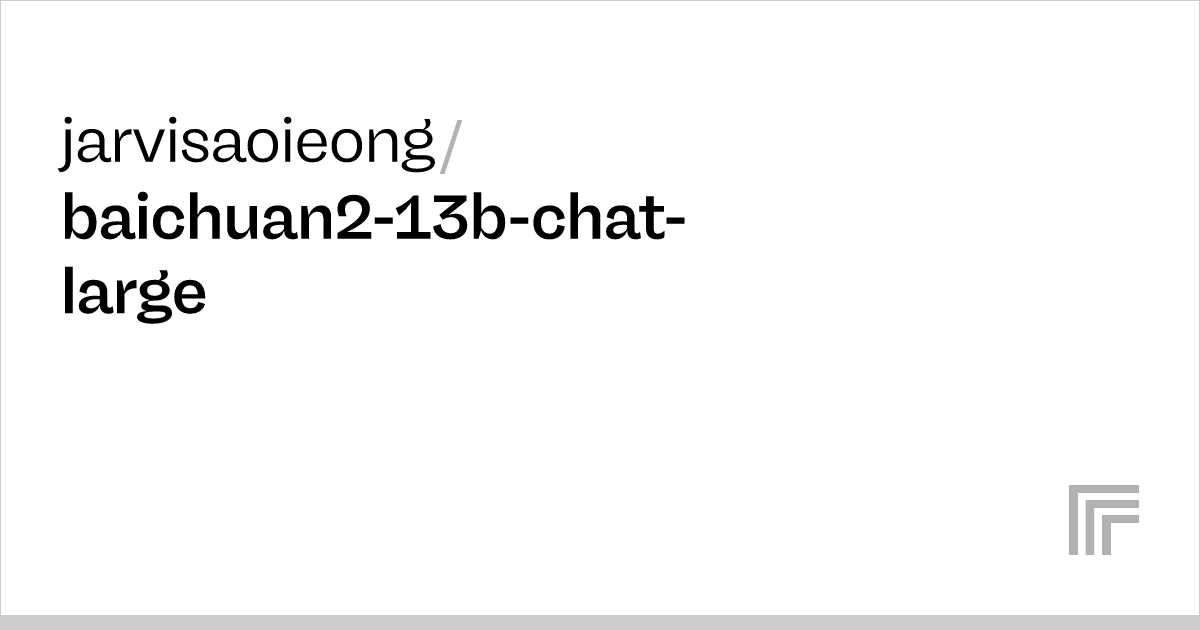 Jarvisaoieong/baichuan2-13b-chat-large – Run With An API On Replicate