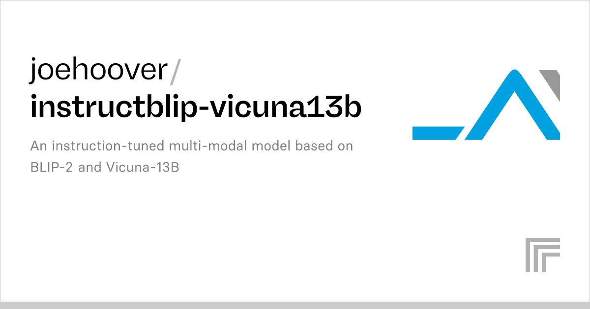 Versions – Joehoover/instructblip-vicuna13b – Replicate