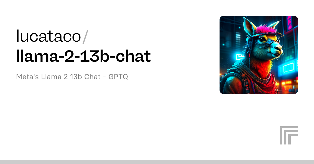 lucataco/llama-2-13b-chat | API reference