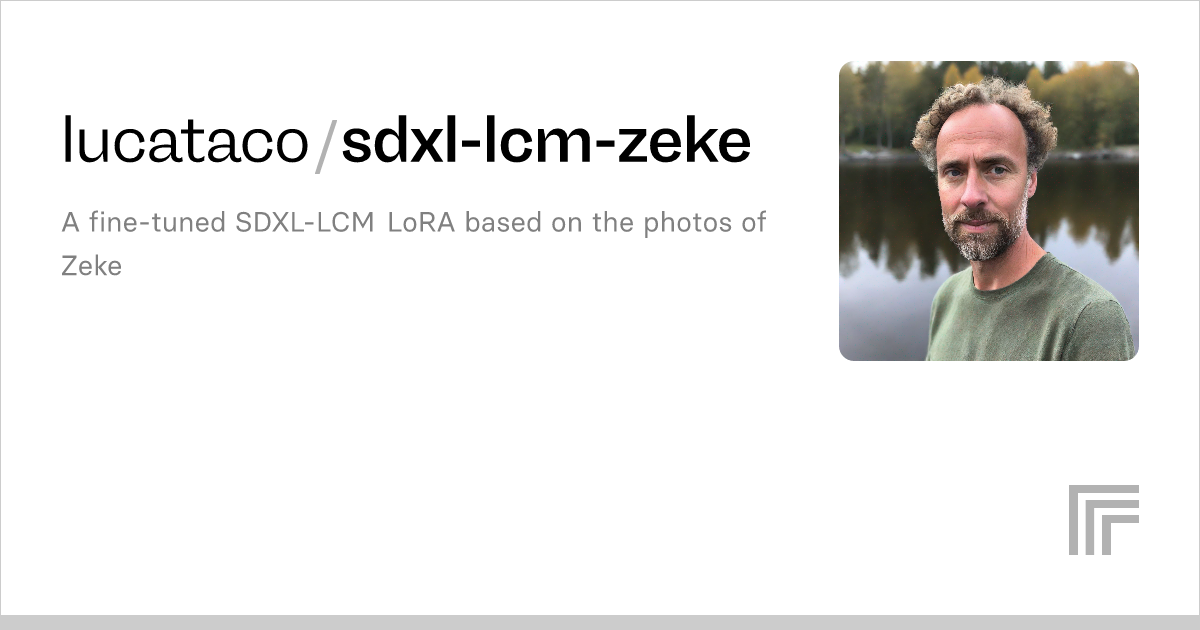 Lucataco/sdxl-lcm-zeke – Run With An API On Replicate