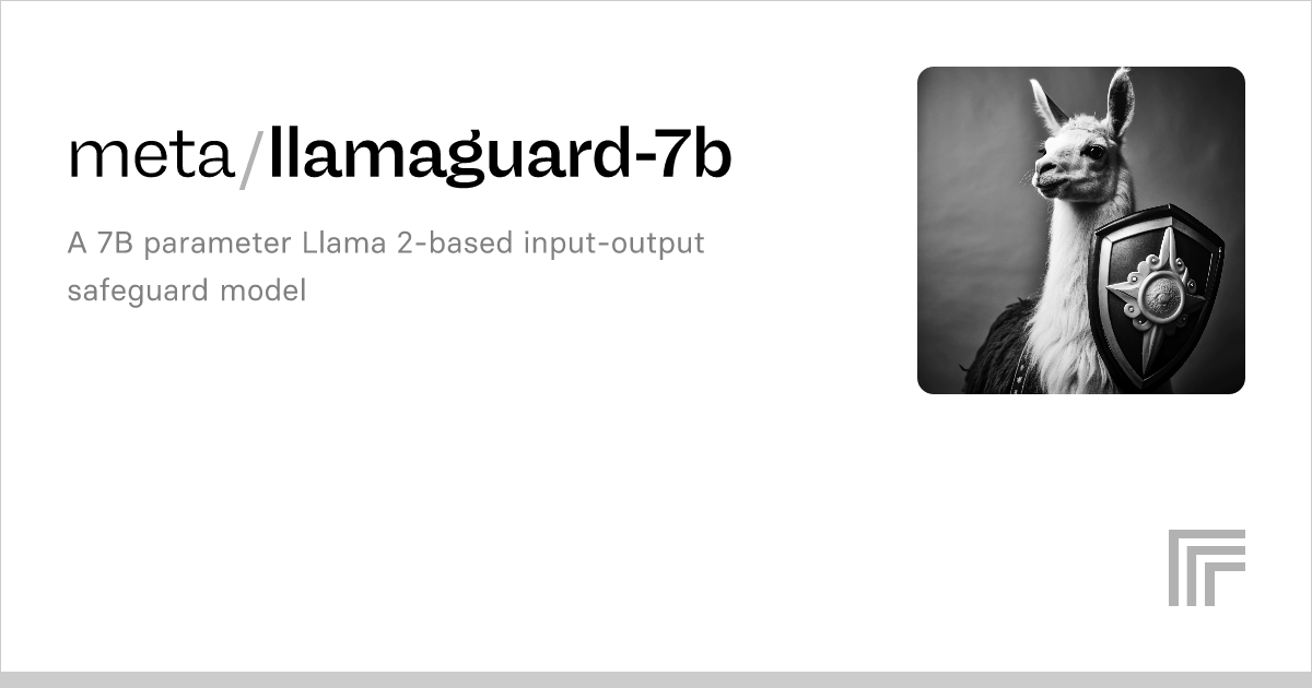 Meta/llamaguard-7b – Run With An API On Replicate