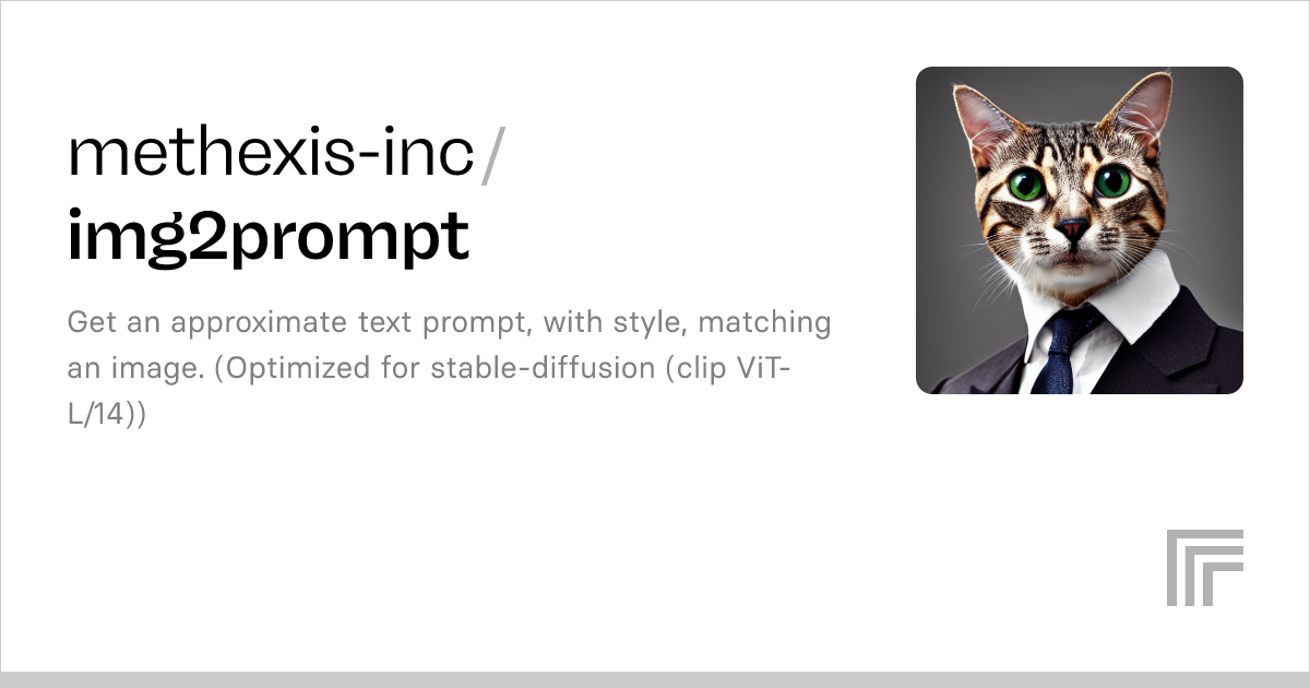 methexis-inc/img2prompt ? Run with an API on Replicate