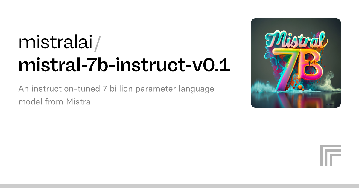 Examples – Mistralai/mistral-7b-instruct-v0.1 – Replicate