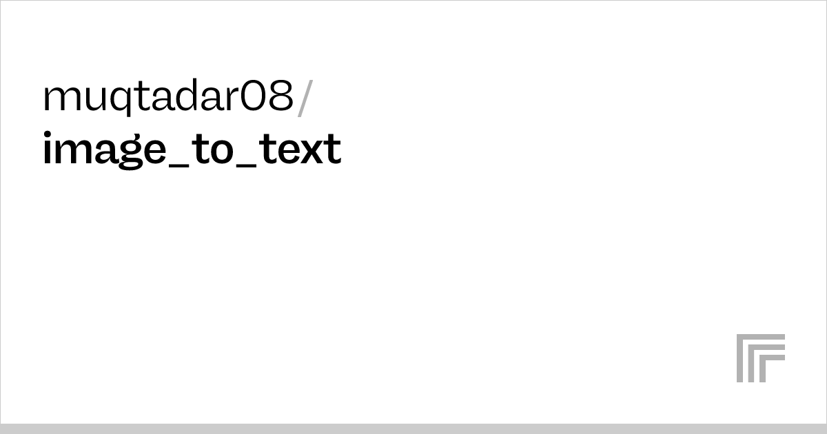 Muqtadar08 image to text run with an api on replicate