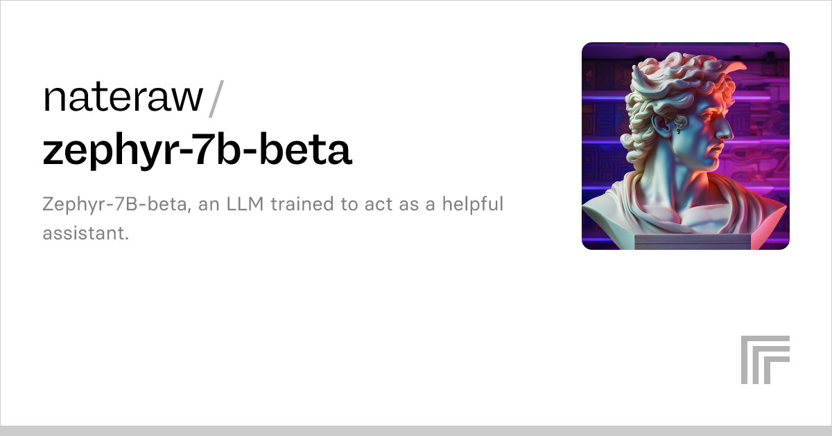 Nateraw/zephyr-7b-beta – Run With An API On Replicate