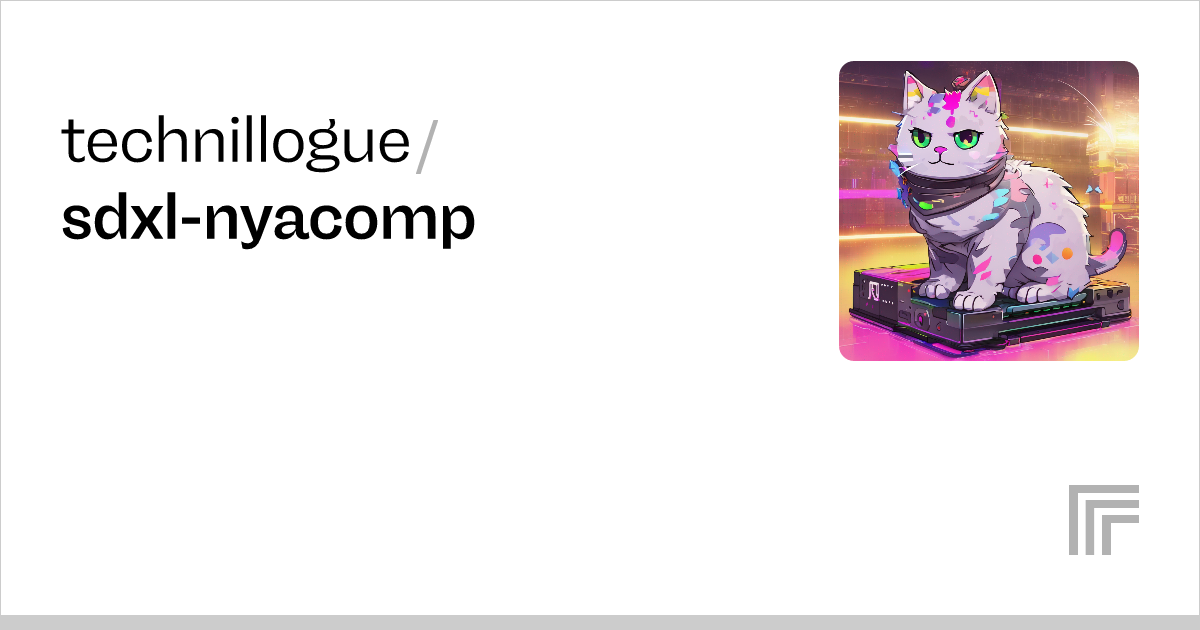 Technillogue Sdxl Nyacomp Run With An Api On Replicate