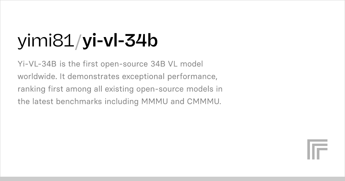 Yimi81/yi-vl-34b – Run With An API On Replicate